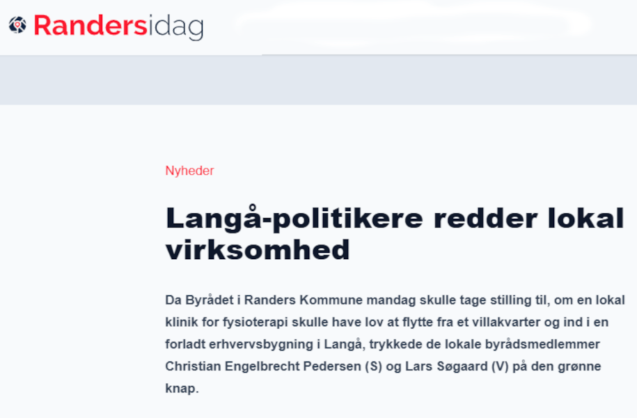 Langå politikere redder lokal virksomhed
