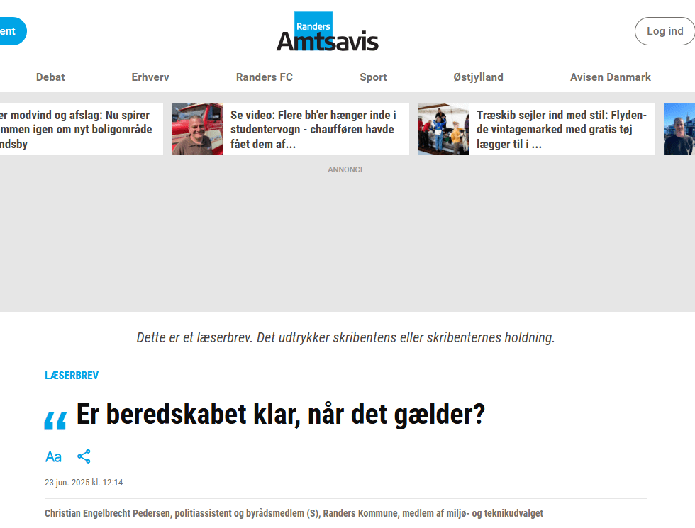 Er beredskabet klar når det gælder